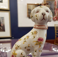 Porcelain Dog Figure 